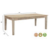 Talia Carved Dining Table, 71" W