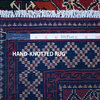 3'3"x5'3" Red Elephant Feet Design Afghan Andkhoy Pure Wool Handmade Rug