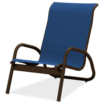 Gardenella Sling Stacking Poolside Chair, Textured Kona, Cobalt