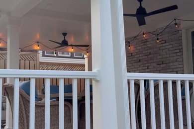 Porch Roof and Patio