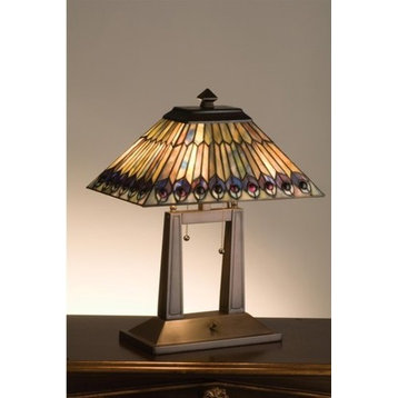Meyda Tiffany 26300 Stained Glass / Tiffany Table Lamp - Tiffany Glass