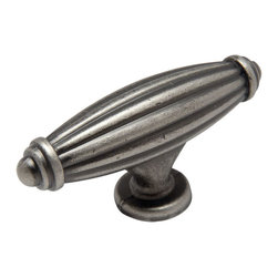 Cosmas - Cosmas 7121AS Cabinet Knob, Set of 5, Weathered Nickel - Cabinet And Drawer Knobs