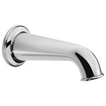 Toto - Toto Vivian Wall Tub Spout Polished Chrome - At TOTO, we design simple, brilliant, and elegant solutions for basic human needs where every innovation and detail is designed with you in mind. Were committed to improving peoples lives and for over a century, weve made products that do just that. Add modern elegance to your bath with the TOTO Vivian Wall Tub Spout. The solid construction and smooth arch design will add simplistic sophistication to all bathroom styles that will last for years to come. This classic tub spout features a solid brass construction and a laminar flow which ensures an evenly distributed water stream. Coordinates flawlessly with entire Vivian Collection. TOTO creates a clean, relaxed, and refreshing lifestyle by designing for every part of the bathroom and striving to bring more to every moment you spend there.