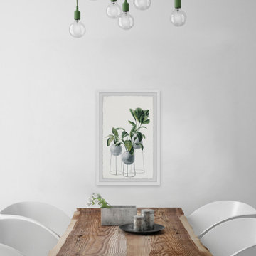 "Ceramic Plant Pots" Framed Painting Print