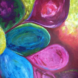 "Everlong" (inspired by P.Boe)  mixed media on canvas - Mixed Media Art
