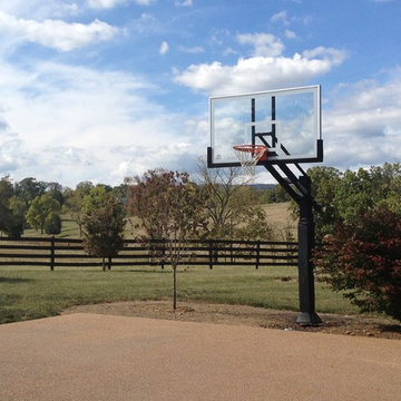 Linda T's Pro Dunk Platinum Basketball System on a 25x56 in Woodstock, VA