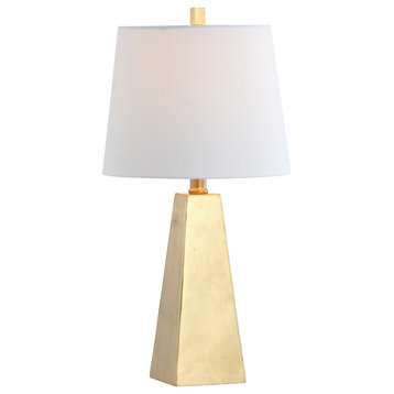 Owen 20.5" Resin LED Table Lamp, Gold Leaf