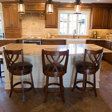 Seamless Flow Kitchen by Crystal Cabinets