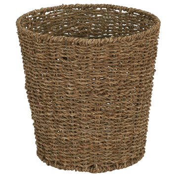 Seagrass Wicker Waste Basket
