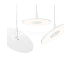 Circa Pendant with ABS Shade in White - Pendant Lighting