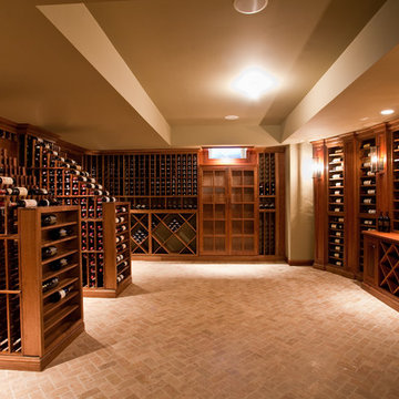 Mendham NJ 3500 bottle wine room