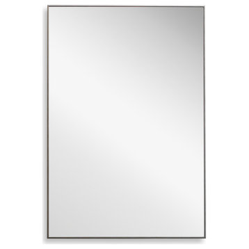 31" Industrial Gray Rectangle Mirror
