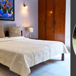 Metaphor | Double-bed with Headboard and Bedside Tables/Nightstands - Beds