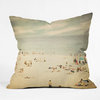 Shannon Clark Vintage Beach Throw Pillow