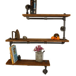 Industrial Display And Wall Shelves  by Loft Essentials