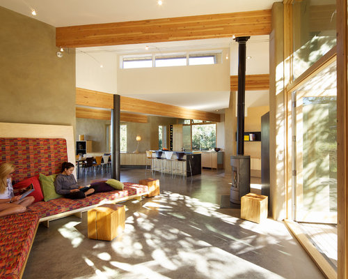 Modernes Wohnen mit Betonboden Ideen, Design & Bilder