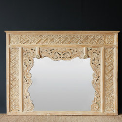 Nomad Village - Carved Mirror - Wall Mirrors