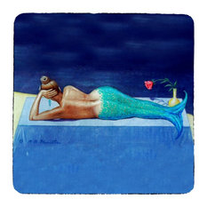 Betsy Drake Mermaid Coaster Set of 4