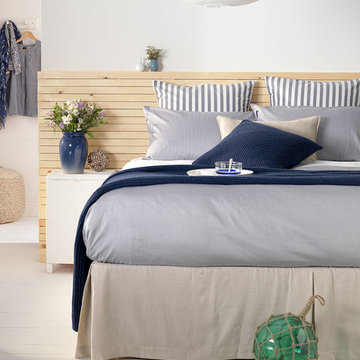 Tiny Stripe Navy Bed Linen