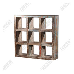 ORIGAMI CONNECTED WOODEN CUBE - Furniture