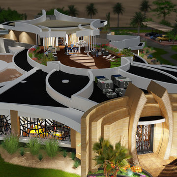 Private Luxury Villa Retreat Spa in the Dubai Desert Dunes