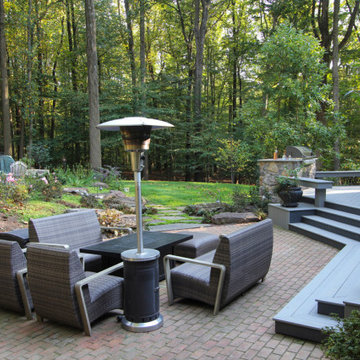 Glen Arm Outdoor Deck and Stone Grill