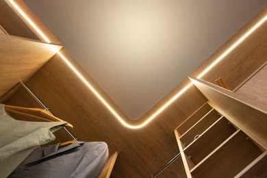 LED Strip for Wardrobes. Photo supplied by Nick and Hannah at Above Board Design