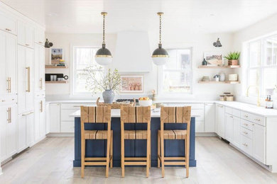 Inspiration for a coastal kitchen remodel in Grand Rapids