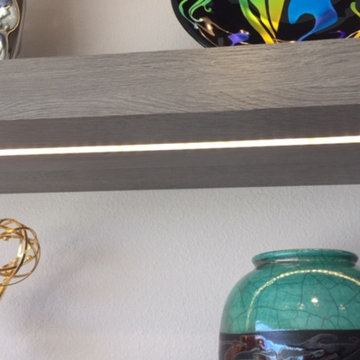 Close Up of Shelf Lighting