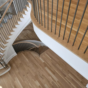 Project #116 | Elegant Curved Staircase