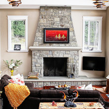 614 Lafayette Fireplace