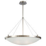 George Kovacs Lighting - George Kovacs Lighting P593-084-PL Suspended - Six Light Pendant - Suspended Six Light Pendant Brushed Nickel Etched Opal Glass Canopy Included: TRUE Shade Included: TRUE Canopy Diameter: 5 x 1 LIBrushed Nickel Finish with Etched Opal GlassCanopy Included: TRUE / Shade Included: TRUE / Canopy Diameter: 5 x 1 LI* Number of Bulbs: 6*Wattage: * Bulb Type: * Bulb Included: No*UL Approved: YES