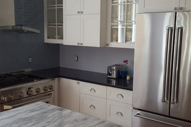 Kitchen - transitional kitchen idea in New York