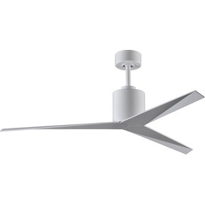 Eliza 56 Ceiling Fan Gloss White Barn Wood Blade