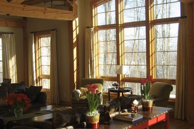 Elegant living room photo in Burlington