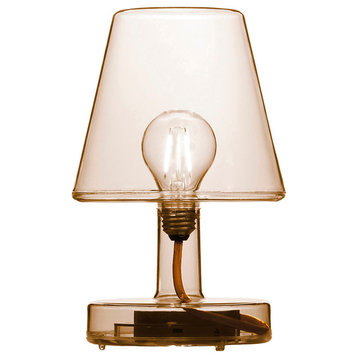 Fatboy Transloetje Modern Transparent LED Table Lamp, Brown