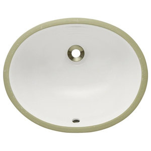 U2450-Bisque Rectangular Porcelain Sink