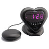 Sweetheart Alarm Clock with Super Shaker, Black