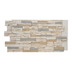 DURANGO FAUX STACKED STONE- 24"H x 48"W - Wall Panels