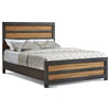 Coaster Dewcrest Farmhouse Wood Queen Panel Bed in Caramel and Licorice