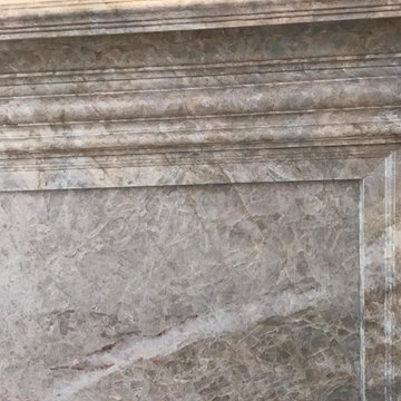 Faux Marble Fireplace