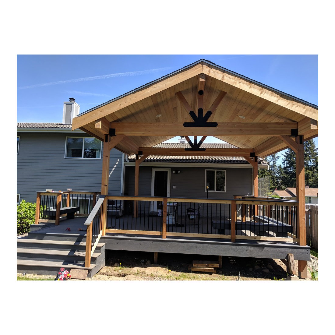 Custom Deck Update and Over Hang Roof