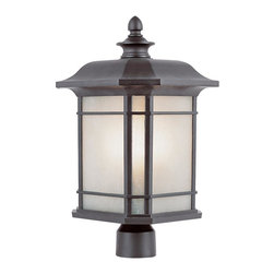 Trans Globe Lighting - Trans Globe Lighting Pl-5824 BK Outdoor Post Light Energy Efficient Outdoor - Post Lights