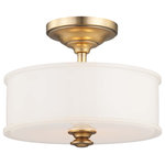 Minka Lavery - Minka Lavery 4172-249 Harbour Point - Two Light Semi-Flush Mount - Canopy Included: TRUE Shade Included: TRUE Canopy Diameter: 2.38 x 6.* Number of Bulbs: 2*Wattage: 60W* BulbType: A19 Medium Base* Bulb Included: No