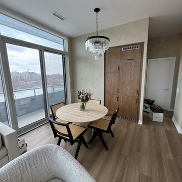 Sage Limewash Elegance in a Downtown Toronto Condo