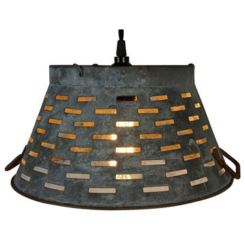 Punched Tin Pendant 1-Light