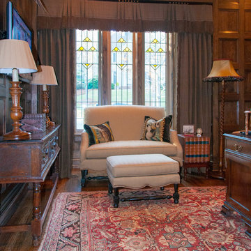 Reclaimed Oak Paneled Study