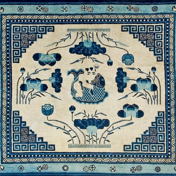 Antique Chinese Peking & NingXia Carpets#20438