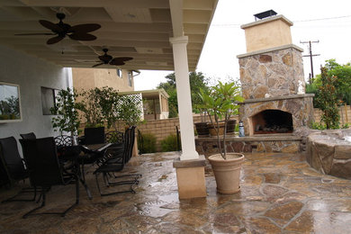 Patio - craftsman patio idea in Los Angeles