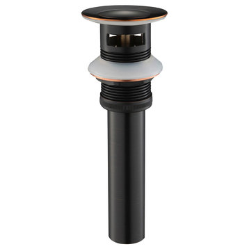 Pop-Up Drain Stopper with Overflow KPW100, Oil Rubbed Bronze